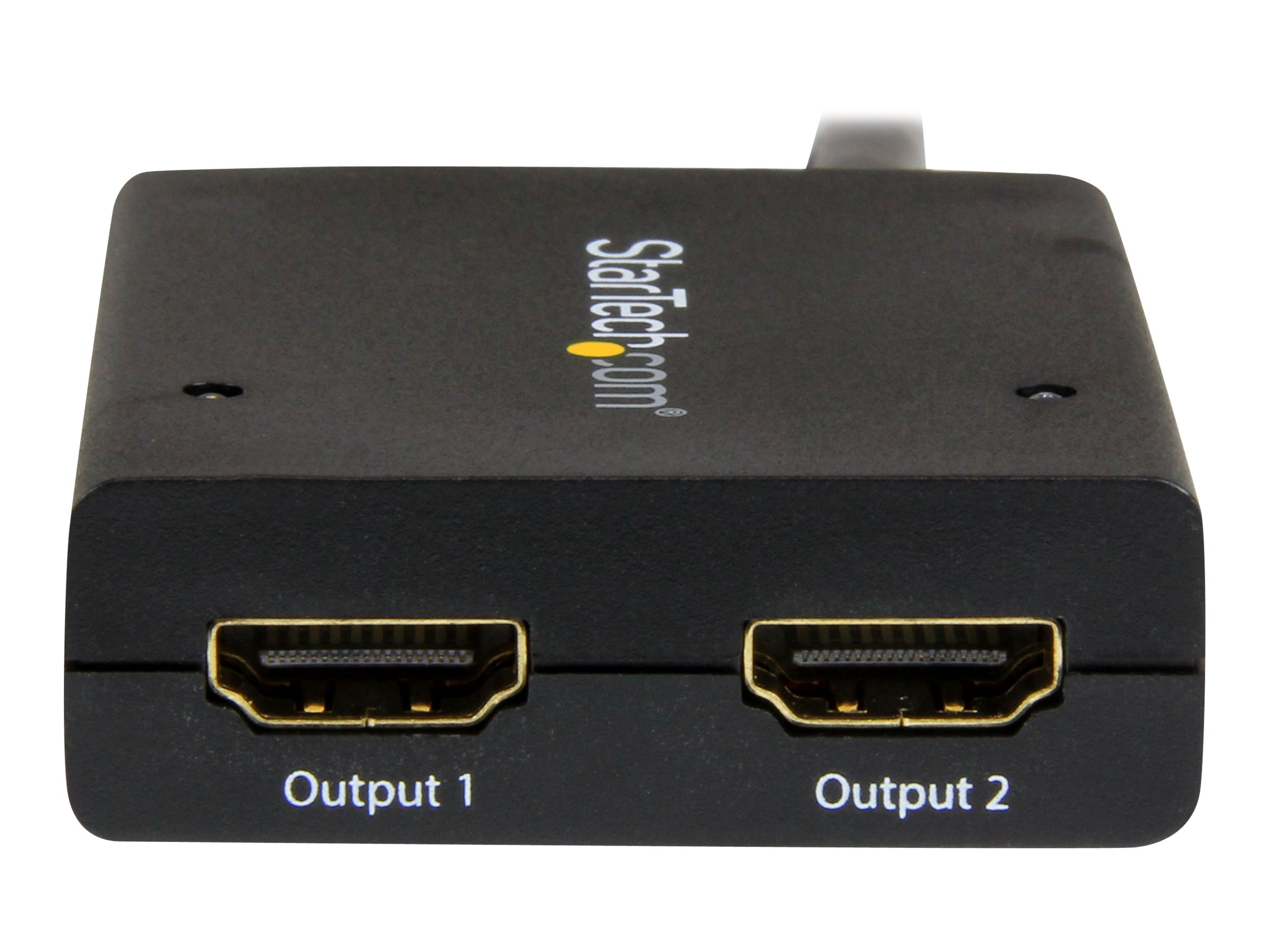 Startech .com HDMI Splitter 1 In 2 Out4k 30Hz2 PortAluminumHDMI