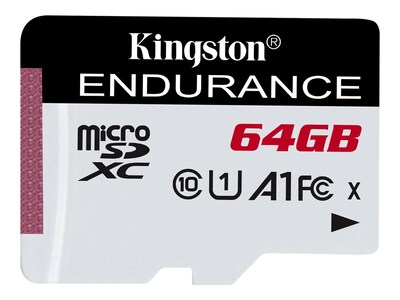 Kingston 64GB microSDXC Endurance Flash Memory Card, Class 10 , SDCE/64GB, 36852361, Memory - Flash