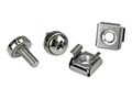 StarTech.com M5 Mounting Screws & Cage Nuts for Server Rack Cabinet (100-pack), CABSCREWM52, 12719830, Tools & Hardware