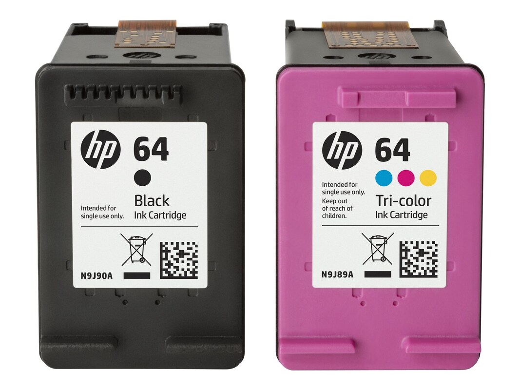 Hp 64 X4d92an Black Tri Color Original Ink Cartridges 2 Pack