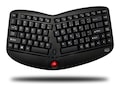 Adesso Tru-Form Media 3150 Wireless Ergonomic Mini Trackball Keyboard, WKB-3150UB, 34386714, Keyboards & Keypads