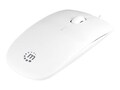 Manhattan Silhouette Optical Mouse, White, 177627, 15007248, Mice & Cursor Control Devices