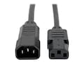 Tripp Lite Power Cord , 18AWG, C14 to C13, 4ft, P004-004, 11557269, Power Cords