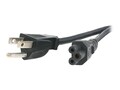 StarTech.com NEMA 1-15P to C5 (Clover Leaf) 10A 125V 18AWG Laptop Power Cord, 10ft, PXT101NB3S10, 13446503, Power Cords