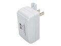 Tripp Lite Hospital-Grade USB Wall Charger, 1-Port, 2.5A 13W 110 220V, White, U280-001-W2-HG, 34364507, Battery Chargers