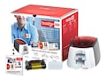 Evolis Badgy100 Single-Sided Card Printer w Color Ribbon, (50) Cards & Software, B12U0000RS, 19908473, Printers - Card Evolis Badgy100 Single-Sided Card Printer w Color Ribbon, (50) Cards & Software, B12U0000RS, 19908473, Printers - Card