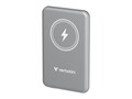 Verbatim Charge 'n' Go 5000mAh Magnetic Wireless Power Bank - Gray, 32244                         , 42004291, Battery Chargers