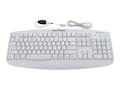 Seal Shield Silver Storm Keyboard Medical Grade USB, White, STWK503, 10930501, Keyboards & Keypads