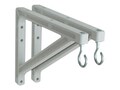 Draper Non-adjustable Wall Brackets 10 to 14 Extension, 227214, 6389871, Stands & Mounts - Desktop Monitors