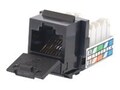 C2G Cat5e 90-Degree Keystone Jack, Black, 35203, 9368418, Premise Wiring Equipment C2G Cat5e 90-Degree Keystone Jack, Black, 35203, 9368418, Premise Wiring Equipment