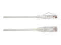Black Box CAT6 28AWG 250MHz UTP Slim-Net Patch Cable, White, 1ft , C6APC28-WH-01, 34613956, Cables