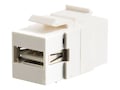 C2G Snap-In USB A B Female Keystone Insert Module, White, 28751, 11826916, Premise Wiring Equipment