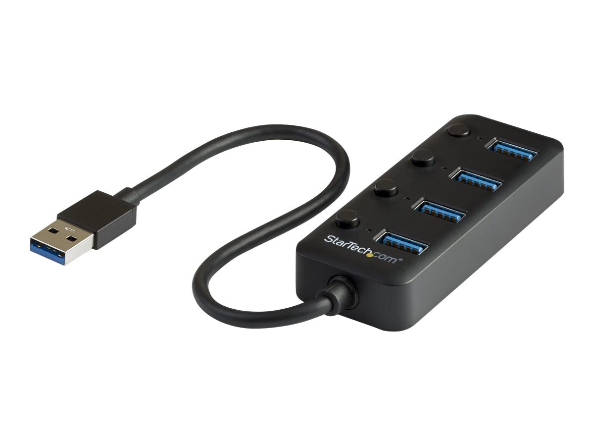 StarTech.com 4 Port USB 3.0 4x USB Type-A 5Gbps Hub with On StarTech.com 4 Port USB 3.0 4x USB Type-A 5Gbps Hub with On