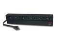 APC Rack PDU Basic, 1U, 20A, 120VAC,  5-20P Input, (10) 5-20R, AP9563, 451883, Power Distribution Units