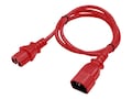 AddOn 250V 14AWG Power Cable, C14 to C15, 3ft, ADD-C142C1514AWG3FTRD, 37637304, Power Cords