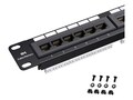 Cable Matters 24-Port CAT6 RJ45 Rackmount or Wallmount Patch Panel, 180011-CAT6 , 41902805, Patch Panels Cable Matters 24-Port CAT6 RJ45 Rackmount or Wallmount Patch Panel, 180011-CAT6 , 41902805, Patch Panels
