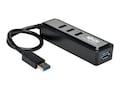 Tripp Lite 4-Port Portable USB 3.0 SuperSpeed Hub, U360-004-MINI, 17934408, USB & Firewire Hubs