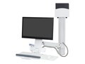Ergotron StyleView Sit-Stand Combo System, White, 45-273-216, 29834543, Wall Stations