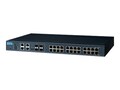 IMC 24Port +4G Combo Port PoE PERPMANAGED Switch W Wide TEM , EKI-7428G-4CPI, 36278426, Network Switches