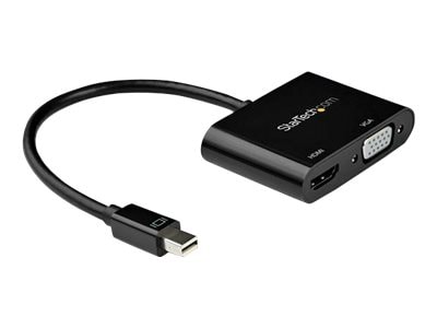 Startech Com Mini Displayport To Hdmi 2 0 4k 60hz Or Vga Video Mdp2vgahd