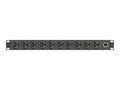 Vertiv Basic Horizontal PDU 1.4kW 120V 15A, 5-15P Input, (10) 5-15R Outlets, VP9562, 35858710, Power Distribution Units