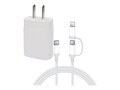 4Xem 25W 3FT 2-in-1 USB-C with Lightning Adapter Charging Kit, 4X25W2N1KIT3                  , 41853236, AC Power Adapters (external)