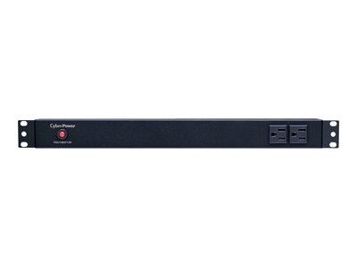 CyberPower Basic PDU 120V 15A 1U RM 5-15P Input 15ft Cord (14) 5-15R Outlets, RoHS, PDU15B2F12R, 11263359, Power Distribution Units