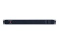 CyberPower Basic PDU 120V 15A 1U RM 5-15P Input 15ft Cord (14) 5-15R Outlets, RoHS, PDU15B2F12R, 11263359, Power Distribution Units