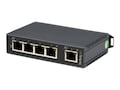 StarTech.com 5-Port Industrial Ethernet Switch - DIN rail mountable, IES5102, 18570386, Network Switches