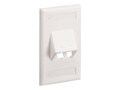 Panduit 2Port WHT Mini Com Classic , CFPSL2WHY, 41052306, Premise Wiring Equipment