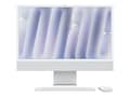 Apple iMac 24 4.5K Apple 8C M4 16GB 256GB SSD 8CGPU 2xTB4 MagicMouse MagicKeyboard Silver, MWUC3LL/A                     , 41853103, Desktops - iMacs