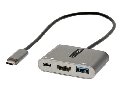 StarTech.com USB-C to HDMI 4K Multiport Adapter with 100W PD Pass-Through, 5Gbps USB 3.0 Hub, CDP2HDUACP2, 41319424, Docking Stations & Port Replicators StarTech.com USB-C to HDMI 4K Multiport Adapter with 100W PD Pass-Through, 5Gbps USB 3.0 Hub, CDP2HDUACP2, 41319424, Docking Stations & Port Replicators