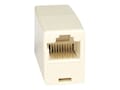 Tripp Lite RJ-45 F F Straight Through Modular In-line Telephone Coupler, N033-001, 4900701, Cable Accessories