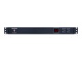 CyberPower Metered PDU 120V 15A 1U RM 5-15P Input 15ft Cord (10) 5-15R Outlets, RoHS, PDU15M2F8R, 11263851, Power Distribution Units