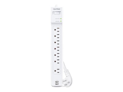CyberPower P704URC1 7 outlet surge protector, 4 Foot Cord, P704URC1, 42042791, Surge Suppressors CyberPower P704URC1 7 outlet surge protector, 4 Foot Cord, P704URC1, 42042791, Surge Suppressors