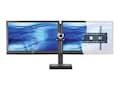 Avteq Dual Display Mount with CTR Shelf, PS-100L-CTR, 32899719, Stands & Mounts - Desktop Monitors