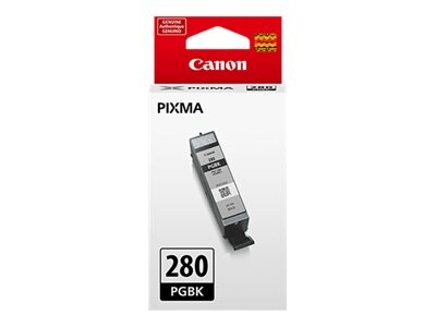 Canon PGI-280 Pigment Ink Tank, Black, 2075C001, 34535214, Ink Cartridges & Ink Refill Kits - OEM