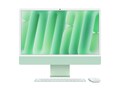 Apple iMac 24 4.5K Apple 8C M4 16GB 256GB SSD 8CGPU 2xTB4 MagicMouse MagicKeyboard Green, MWUE3LL/A                     , 41853106, Desktops - iMacs