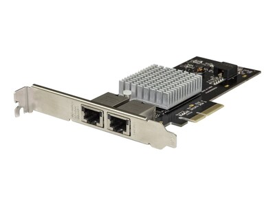 StarTech.com Dual Port 10Gb PCIe Network Card - NBASE-T Ethernet NIC Card, ST10GPEXNDPI, 34554431, Network Adapters & NICs