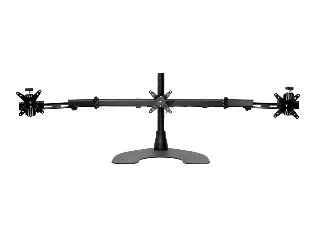 Ergotech Triple Monitor Desk Stand W Telescoping Wings 100 D16 B03tw