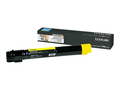 Lexmark Yellow Extra High Yield Toner Cartridge for C950de Color Laser Printer, C950X2YG, 12869643, Toner and Imaging Components - OEM