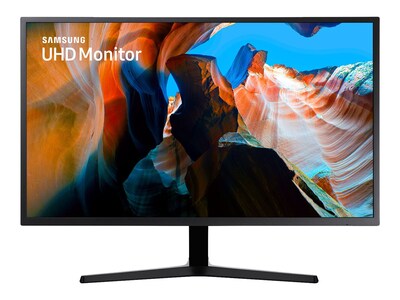 Samsung 31.5 UJ590 4K Ultra HD LED-LCD Monitor, Black, U32J590UQN, 35532517, Monitors