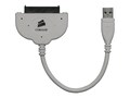 Corsair SSD & HDD Cloning Kit- USB 3.0 Migration Cable, CSSD-UPGRADEKIT, 16383915, Cables