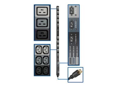 Tripp Lite 3PH PDU 8.6KW 36 C13 6 C19 6 5, PDU3V6L2130, 41222169, Power Distribution Units Tripp Lite 3PH PDU 8.6KW 36 C13 6 C19 6 5, PDU3V6L2130, 41222169, Power Distribution Units
