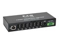 Tripp Lite 7-Port Industrial USB 2.0 Hub w  15kV ESD Immunity, U223-007-IND, 16923803, USB & Firewire Hubs