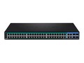 TRENDnet 48-Port GbE PoE+ Web Smart Switch w 4xShared Gb (RJ45 SFP), 740W, TPE-5048WS, 34779139, Network Switches