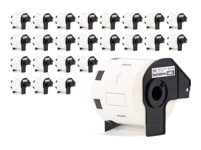 Brother 24PK Small Address Pap 800LBL , DK120924PK, 41185566, Paper, Labels & Other Print Media