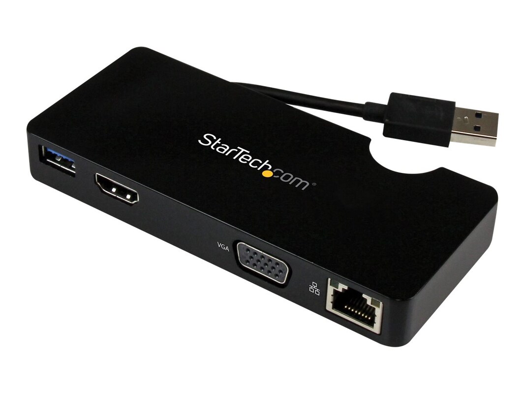 Kan ikke spole respons StarTech.com Portable Laptop Docking Station - HDMI or VGA - USB  (USB3SMDOCKHV)