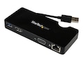 StarTech.com Portable Laptop Docking Station - HDMI or VGA - USB 3.0, USB3SMDOCKHV, 17789896, Docking Stations & Port Replicators