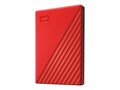 Western Digital 2TB My Passport USB 3.2 Gen 1 Portable Hard Drive - Red, WDBYVG0020BRD-WESN, 37641362, Hard Drives - External